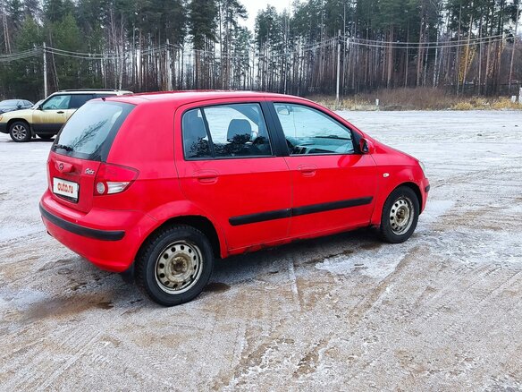 2003 Hyundai Getz I, красный, 400000 рублей - вид 3