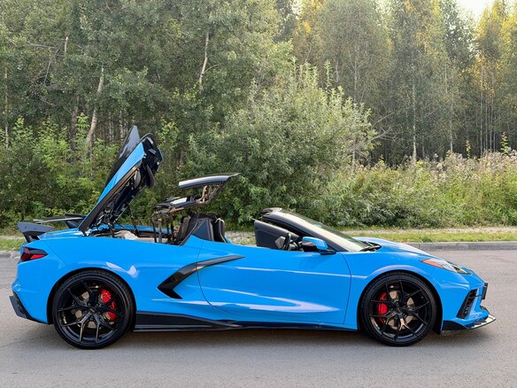 2021 Chevrolet Corvette Stingray C8, голубой, 13900000 рублей - вид 22