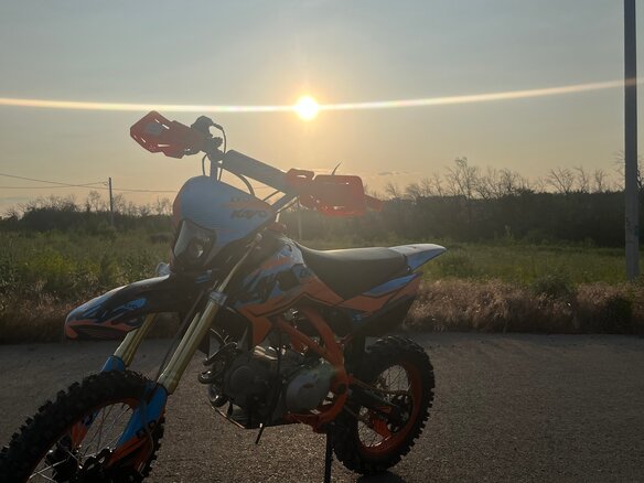 2024 Kayo Evolution YX140EM, оранжевый, 99000 рублей - вид 6