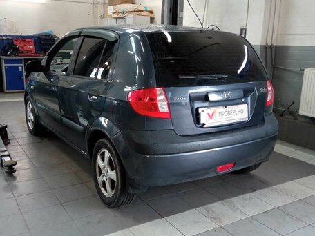 2008 Hyundai Getz I Рестайлинг, серый, 420000 рублей, вид 4
