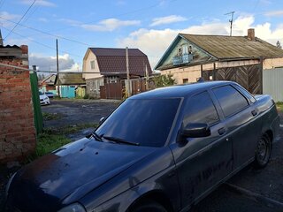 2008 Lada (ВАЗ) Priora I, чёрный, 200000 рублей, вид 1