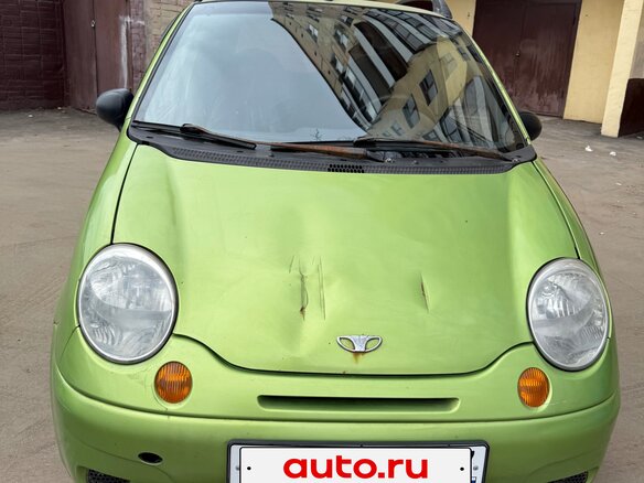 2007 Daewoo Matiz I Рестайлинг, зелёный, 125000 рублей