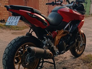 2014 Aprilia ETV 1200 Caponord, красный, 611315 рублей, вид 4