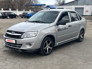 2013 Lada (ВАЗ) Granta I, серебристый, 450000 рублей, вид 1