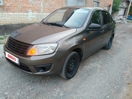 2015 Lada (ВАЗ) Granta I, коричневый, 340000 рублей, вид 1