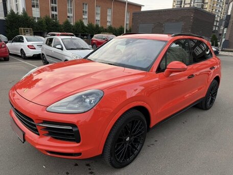 2020 Porsche Cayenne III, оранжевый, 7400000 рублей, вид 1