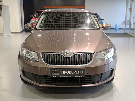 2014 Skoda Octavia III (A7), коричневый, 797000 рублей, вид 2