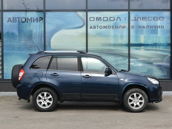 2014 Chery Tiggo (T11) I Рестайлинг (FL), синий - вид 3