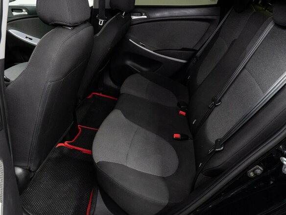 2011 Hyundai Solaris I, чёрный - вид 12
