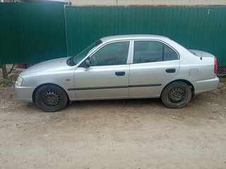 2003 Hyundai Accent ТагАЗ II, серебристый, 340000 рублей, вид 3