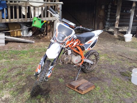 2024 Kayo Basic TT125, оранжевый, 60000 рублей, вид 2