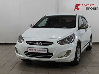 2012 Hyundai Solaris I, белый, 831600 рублей, вид 1