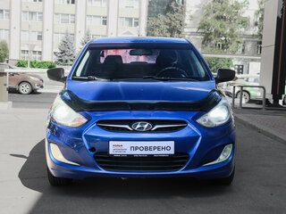 2011 Hyundai Solaris I, синий, 418000 рублей, вид 2