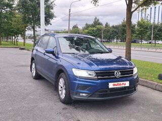 2019 Volkswagen Tiguan II, синий, 2480000 рублей, вид 4