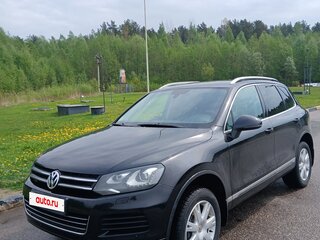 2012 Volkswagen Touareg II, чёрный, 2300000 рублей, вид 1