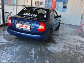 2007 Hyundai Accent ТагАЗ II, синий, 300000 рублей, вид 2