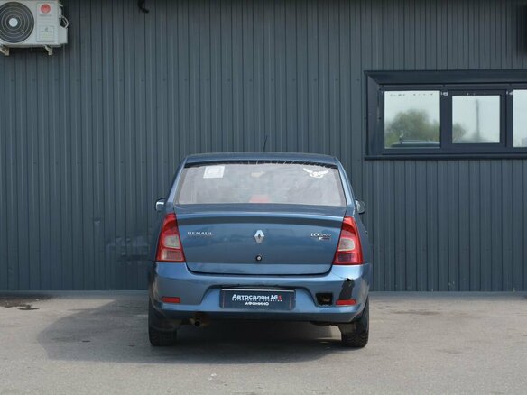 2010 Renault Logan I Рестайлинг, голубой, 229999 рублей - вид 4