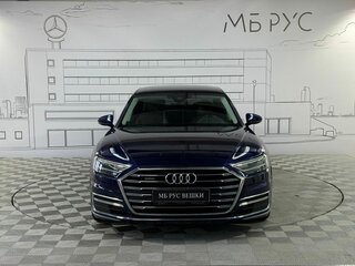 2018 Audi A8 Long 55 TFSI IV (D5), синий, 4560000 рублей, вид 4
