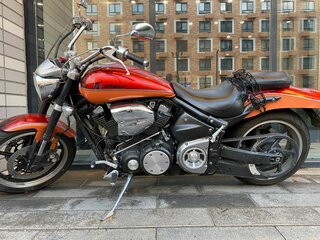 2008 Yamaha XV 1700 Warrior, красный, 700000 рублей, вид 1