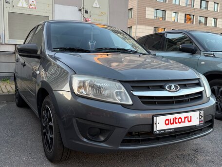 2016 Lada (ВАЗ) Granta I, серебристый, 485000 рублей, вид 4