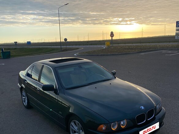 2000 BMW 5 серии 525d IV (E39) Рестайлинг, зелёный, 750000 рублей - вид 2