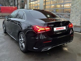 2019 Mercedes-Benz A-Класс 200 IV (W177), чёрный, 2400000 рублей, вид 3