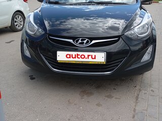 2014 Hyundai Elantra V (MD) Рестайлинг, чёрный, 1300000 рублей, вид 2