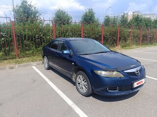 2006 Mazda 6 I (GG) Рестайлинг, синий, 310000 рублей, вид 1