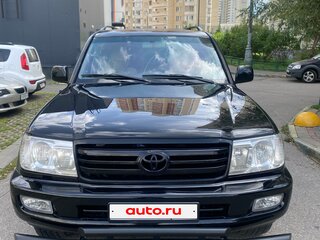 2004 Toyota Land Cruiser 100 Series Рестайлинг 1, чёрный, 1650000 рублей, вид 2