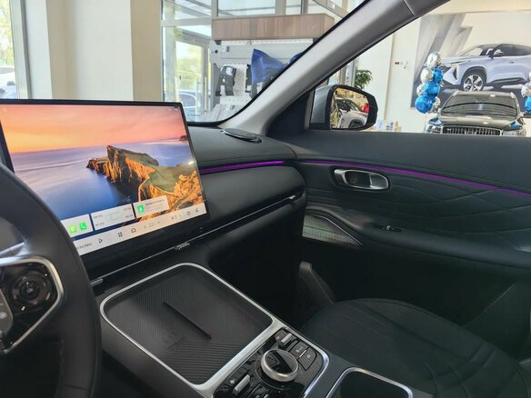 2026 Geely EX5 Гибрид EM-i, серый - вид 16