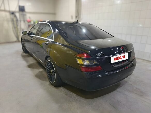 2008 Mercedes-Benz S-Класс 550 Long V (W221), чёрный, 1200000 рублей - вид 6