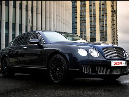 2008 Bentley Continental Flying Spur Speed, чёрный, 1850000 рублей, вид 1