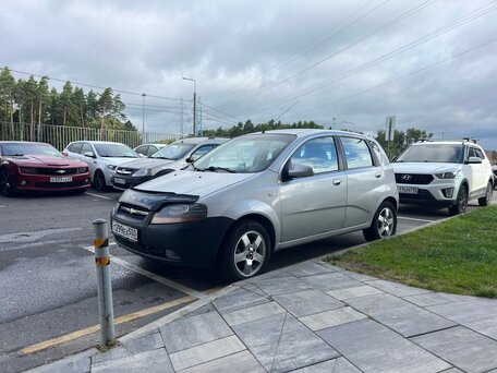 2006 Chevrolet Aveo I, серебристый, 199999 рублей, вид 1