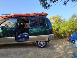 1997 Nissan Vanette Cargo III, зелёный, 499000 рублей, вид 3