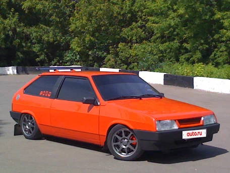 2002 Lada (ВАЗ) 2108, оранжевый, 350000 рублей, вид 2