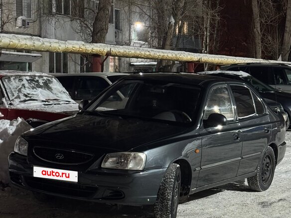2008 Hyundai Accent ТагАЗ II, серый, 470000 рублей - вид 2