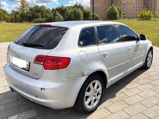 2009 Audi A3 II (8P) Рестайлинг 2, серебристый, 640000 рублей, вид 4