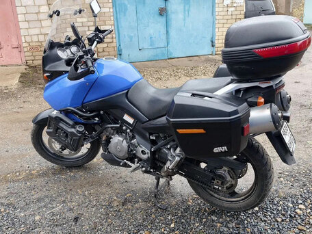 2006 Suzuki V-Strom 1000, синий, 410000 рублей, вид 4
