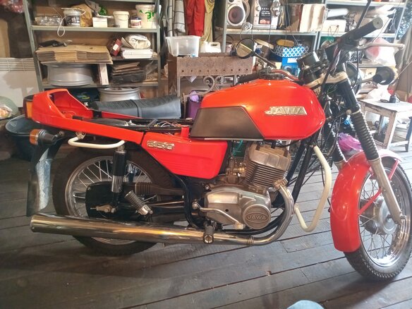 1988 Jawa 350/638, красный, 230000 рублей - вид 16