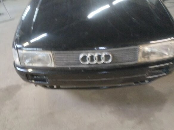 1987 Audi 80 IV (B3), чёрный, 160000 рублей - вид 1