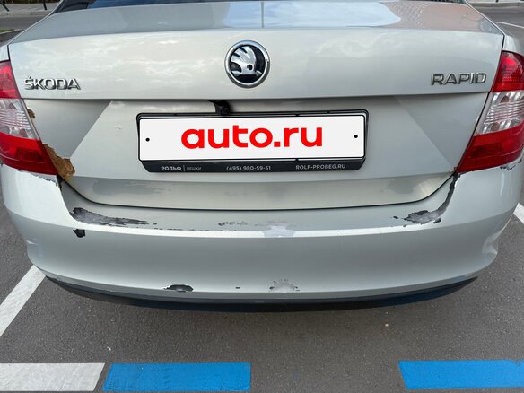 2015 Skoda Rapid I, серый - вид 15