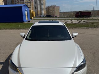 2015 Mazda 6 III (GJ) Рестайлинг, белый, 1620000 рублей, вид 3
