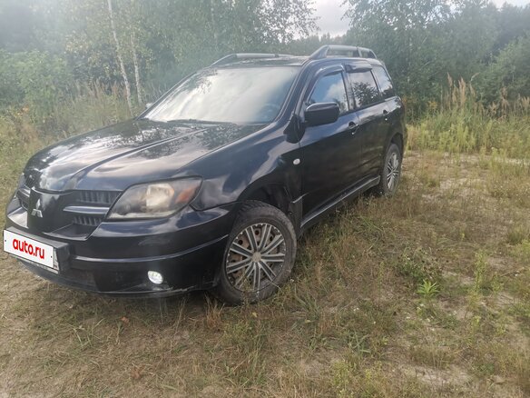 2006 Mitsubishi Outlander I, чёрный, 315000 рублей
