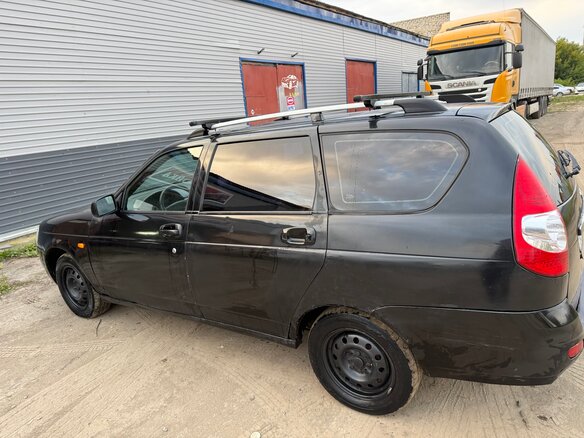 2009 Lada (ВАЗ) Priora I, чёрный - вид 7