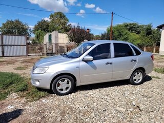 2012 Lada (ВАЗ) Granta I, серебристый, 365000 рублей, вид 4