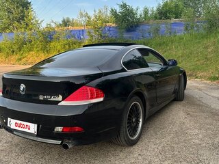 2005 BMW 6 серии 645i II (E63/E64), чёрный, 1000000 рублей, вид 4