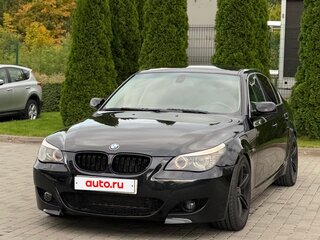 2008 BMW 5 серии 525i V (E60/E61) Рестайлинг, чёрный, 1150000 рублей, вид 3