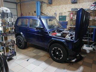 2000 Lada (ВАЗ) 2121 (4x4) I Рестайлинг, фиолетовый, 400000 рублей, вид 5