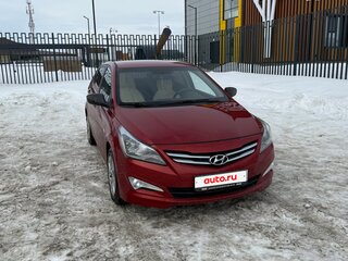 2015 Hyundai Solaris I Рестайлинг, красный, 1100000 рублей, вид 2