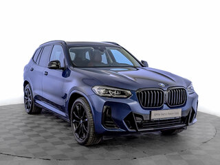 2021 BMW X3 30i xDrive III (G01) Рестайлинг, синий, 5305000 рублей, вид 3